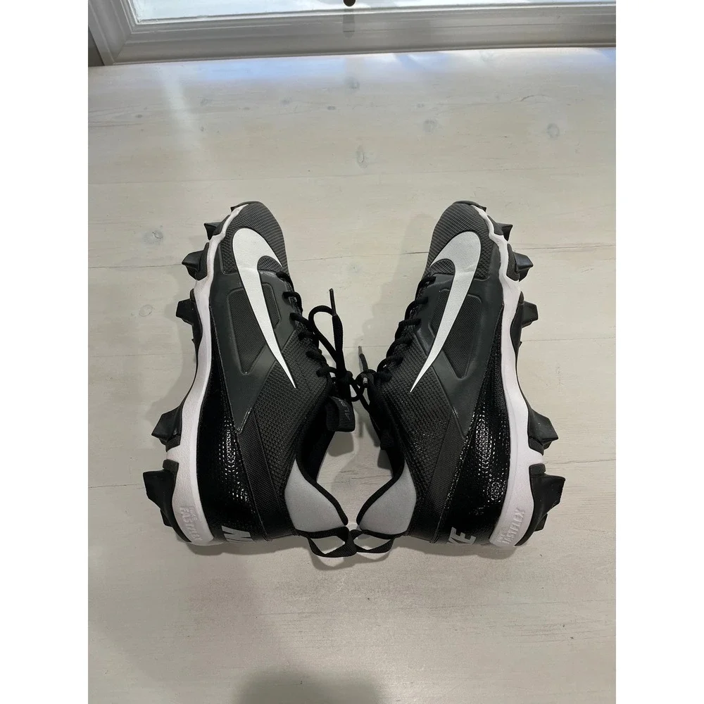 Nike Alpha Men's Black White Cleats US 10.5